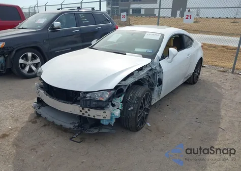 2017 Lexus Rc 200T z USA, uszkodzony, nr VIN JTHHA5BC6H5007519